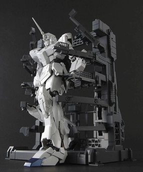 Gundam 1/100 MG Unicorn Gundam HD Color   MS Cage Model Kit Missing Piece