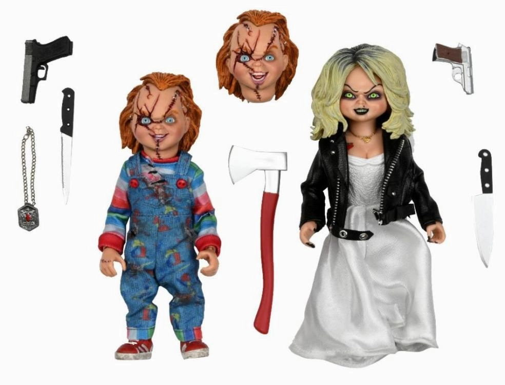 Collectible Article Premium Article NECA Bride of Chucky Chucky and Tiffany Clothed Action Figure 2-Pack