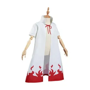 Modernist Sculpture Gothic style Naruto Minato Namikaze 4th Hokage Cloak Outfit Uniform Cosplay Halloween