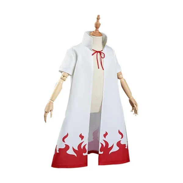 Modernist Sculpture Gothic style Naruto Minato Namikaze 4th Hokage Cloak Outfit Uniform Cosplay Halloween