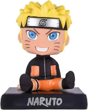 Naruto Uzumaki Anime Bobblehead With Mobile Holder For CarS | 13.5 CMS | Game Room
