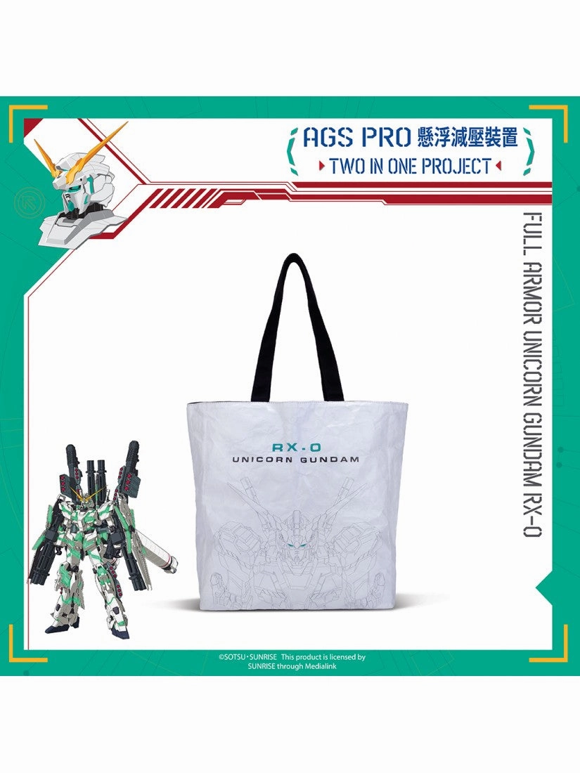 Superhero Collection Retro Game FX Creations RX-0 Unicorn Gundam Double Sided Shopping Bag GUCB001