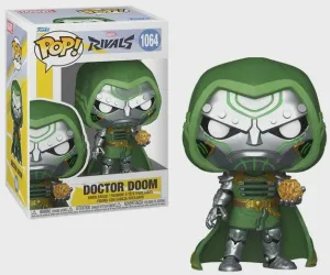 Metallic Finish Surrealist Art MARVEL RIVALS - POP Games #1064 - Doctor Doom