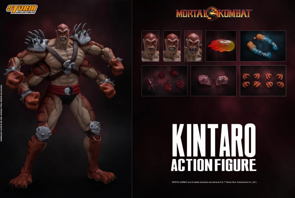 Designer creation Robot Merchandise Storm Collectibles 1/12 Mortal Kombat Kintaro Action Figure