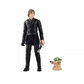 Decorative Accent Literary Figure Hasbro Star Wars Black Series Vintage Collection Deluxe Luke Skywalker and Grogu F8303 2-Pack 3.75 Inch  Action Figure