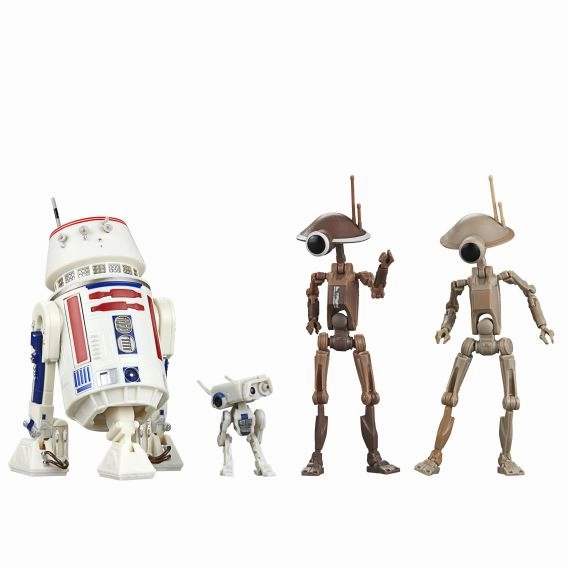 Hasbro Star Wars Black Series The Mandalorian R5-D4, BD-72, Pit Droids 4 Pack Action Figure Corporate Gift