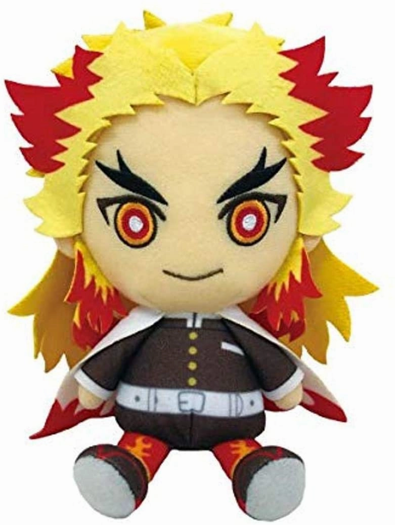 Bandai Chibi Plush Demon Slayer: Kimetsu no Yaiba Kyojuro Rengoku Lasting Value Gaming Sculpture