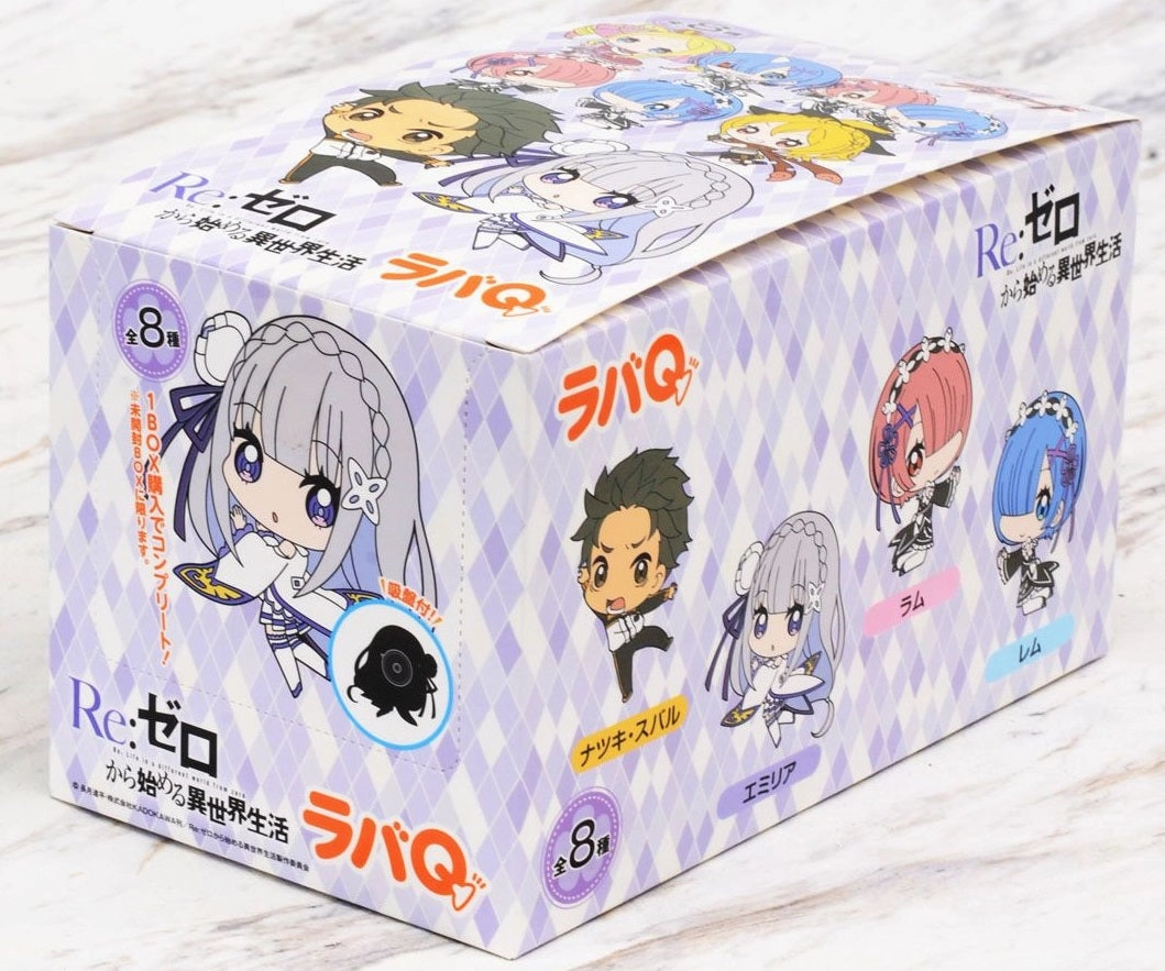 Bushiroad Re:Zero Starting Life in Another World Rubber Mascot Box Set of 8 Designer Collection Game Merchandise