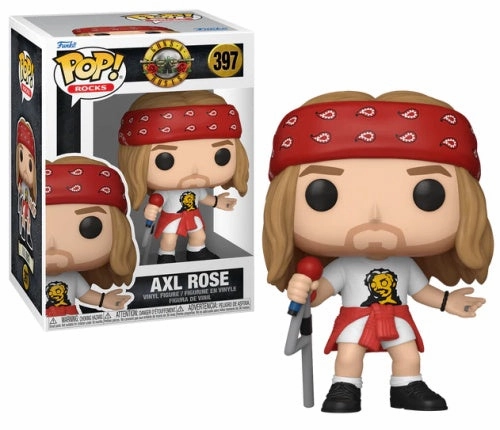 GUN N ROSES - POP Rocks #397 - Axl Rose (1980's) Series Set Archeological Replica