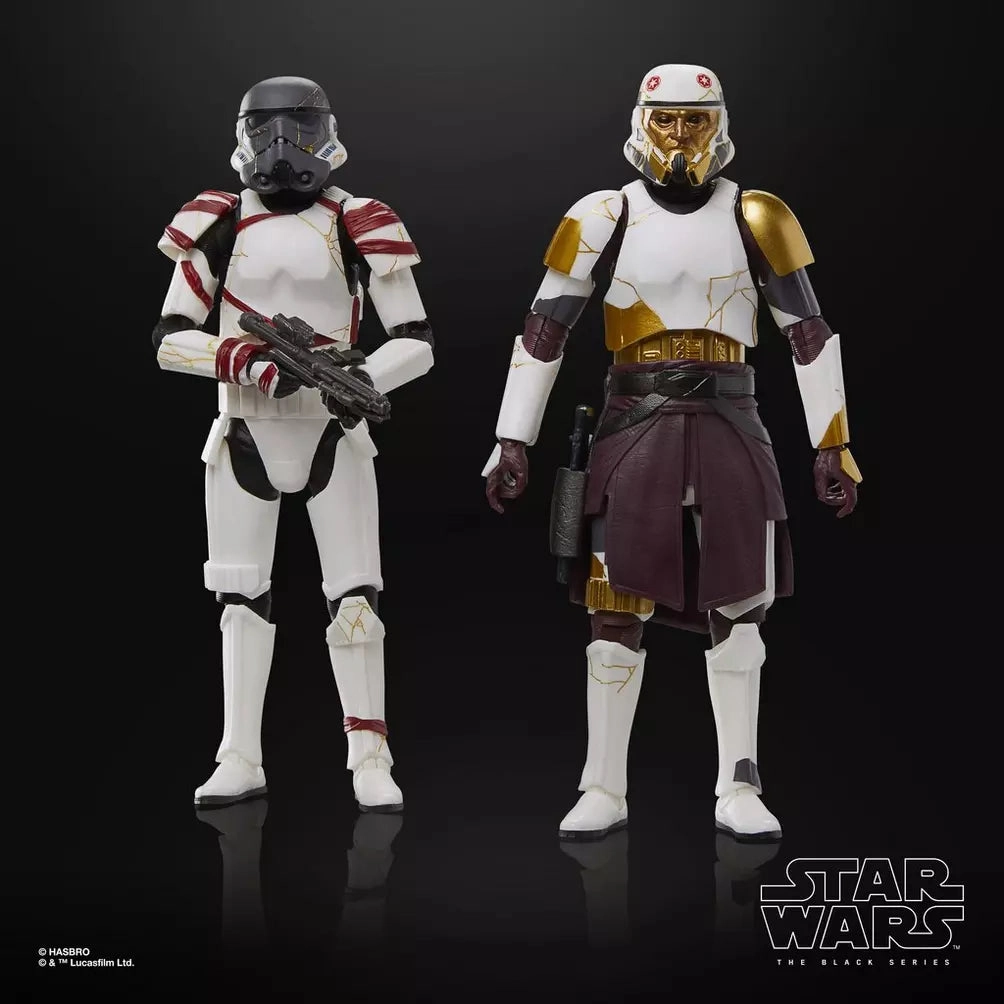 Brand Collaboration Action Collection Hasbro Star Wars Black Series Ahsoka Captain Enoch and Night Trooper Action Figure