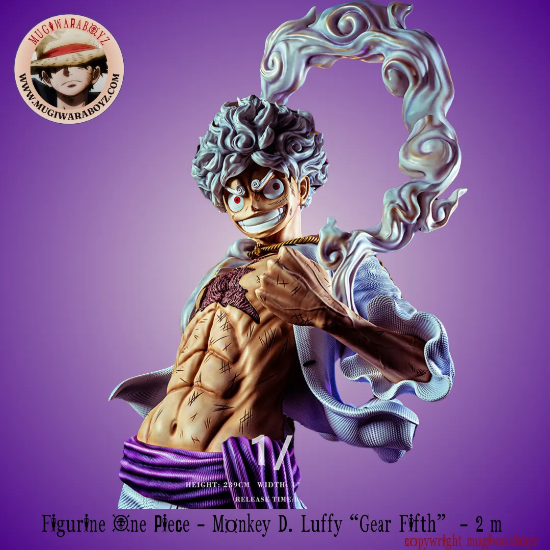 Oceanic Art Brand Collaboration Figurine One Piece - Monkey D. Luffy - Grandeur Nature