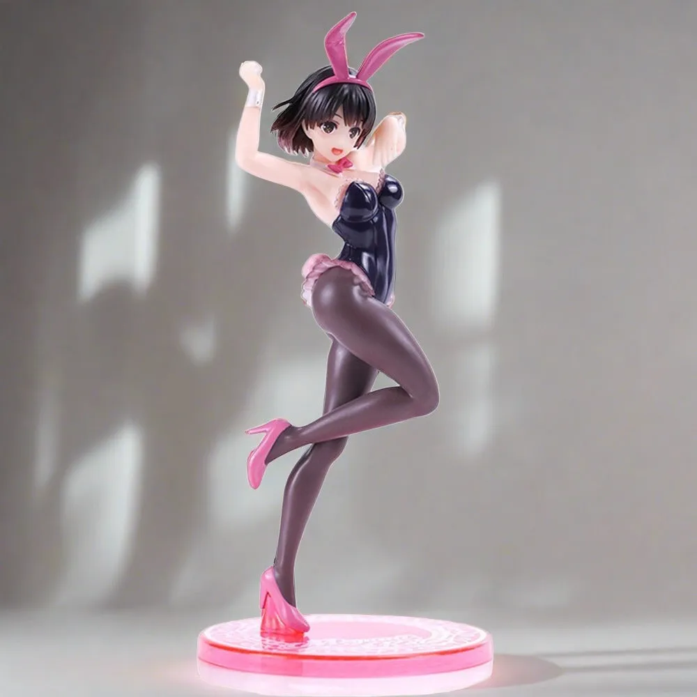 Saenai Heroine no Sodateka Katou Megumi Bunny Anime Action Figure | 19 Cm | Native Art Collectible Display