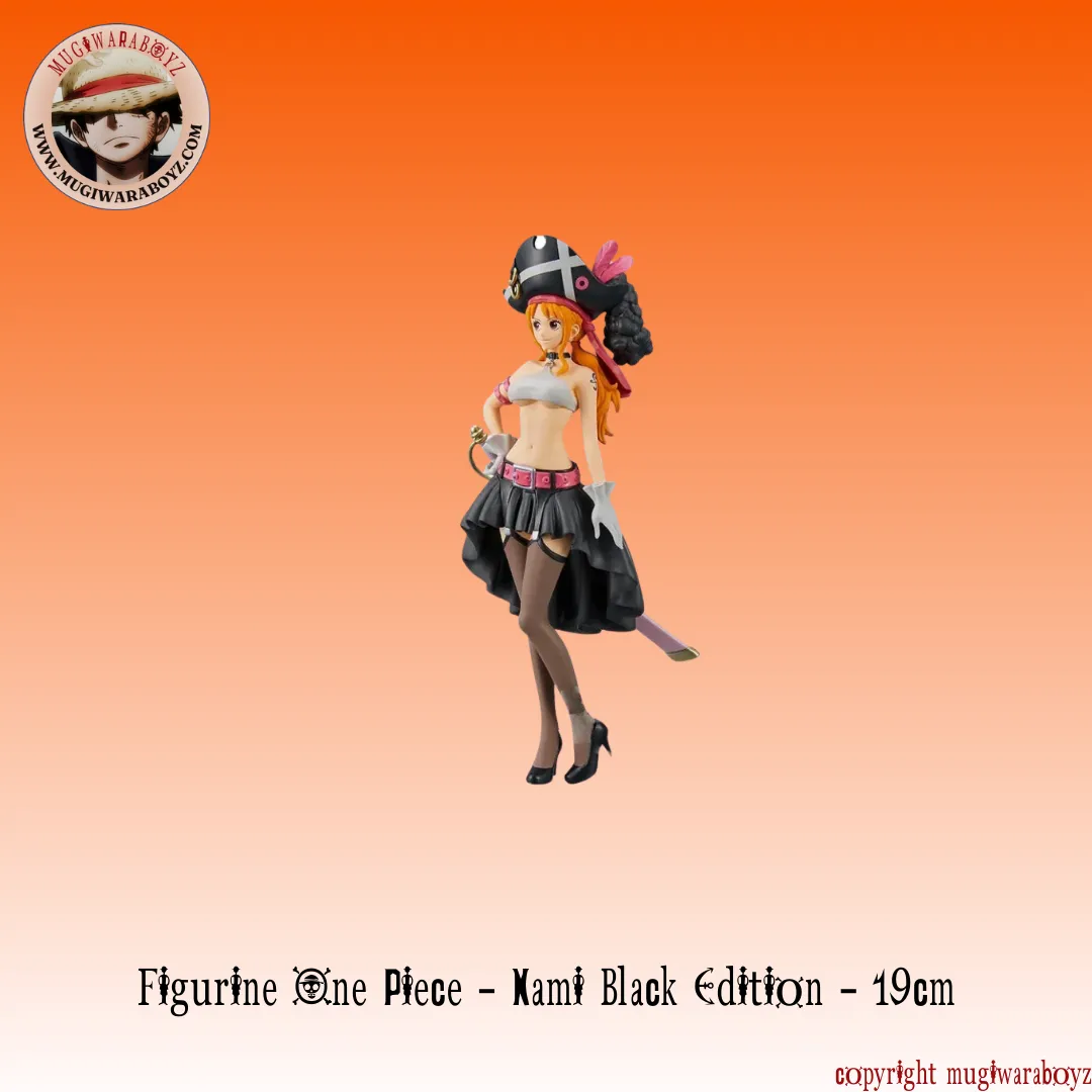 Durable Material Movie Collectible Figurine One Piece - Nami Black Edition