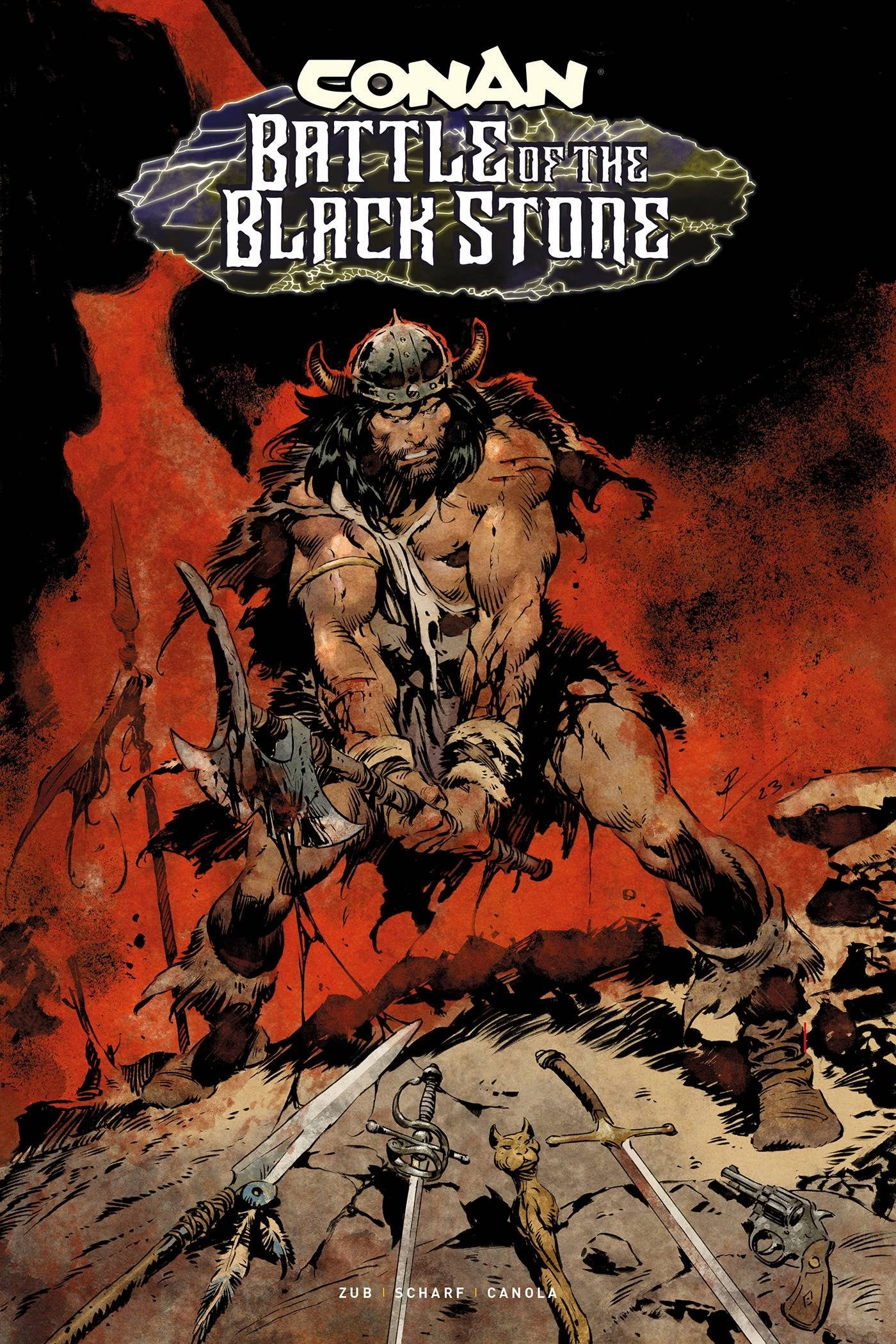 Baroque Figure CONAN BARBARIAN BATTLE BLACK STONE TP DM ED (MR) (C: 0-1-2)