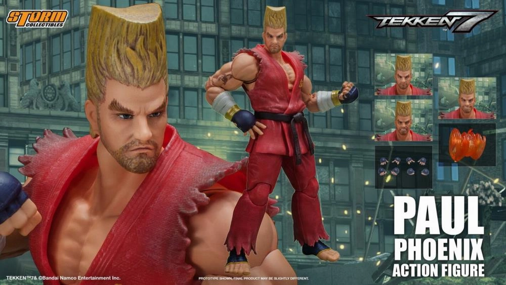Premium Toy Anime Decor Storm Collectibles 1/12 Tekken 7 Paul Phoenix Action Figure