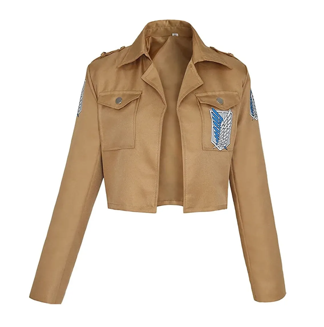 Attack on Titan | Khaki Jacket Scout Regiment Cosplay Costume | Horror Icon