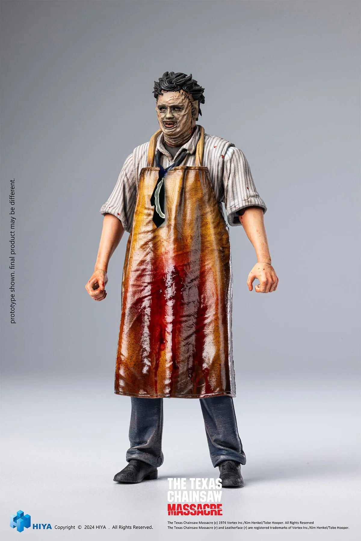 Hiya Toys Texas Chainsaw Massacre (1974) Killing Mask Exquisite Mini 1/18 Action Figure Goal Achievement Fish Tank