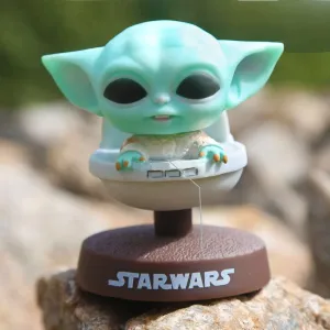Standard Raise Strategy Development Baby Yoda Star Wars Mandalorian Model 2 Bobblehead Car Dashboard |10 CM |