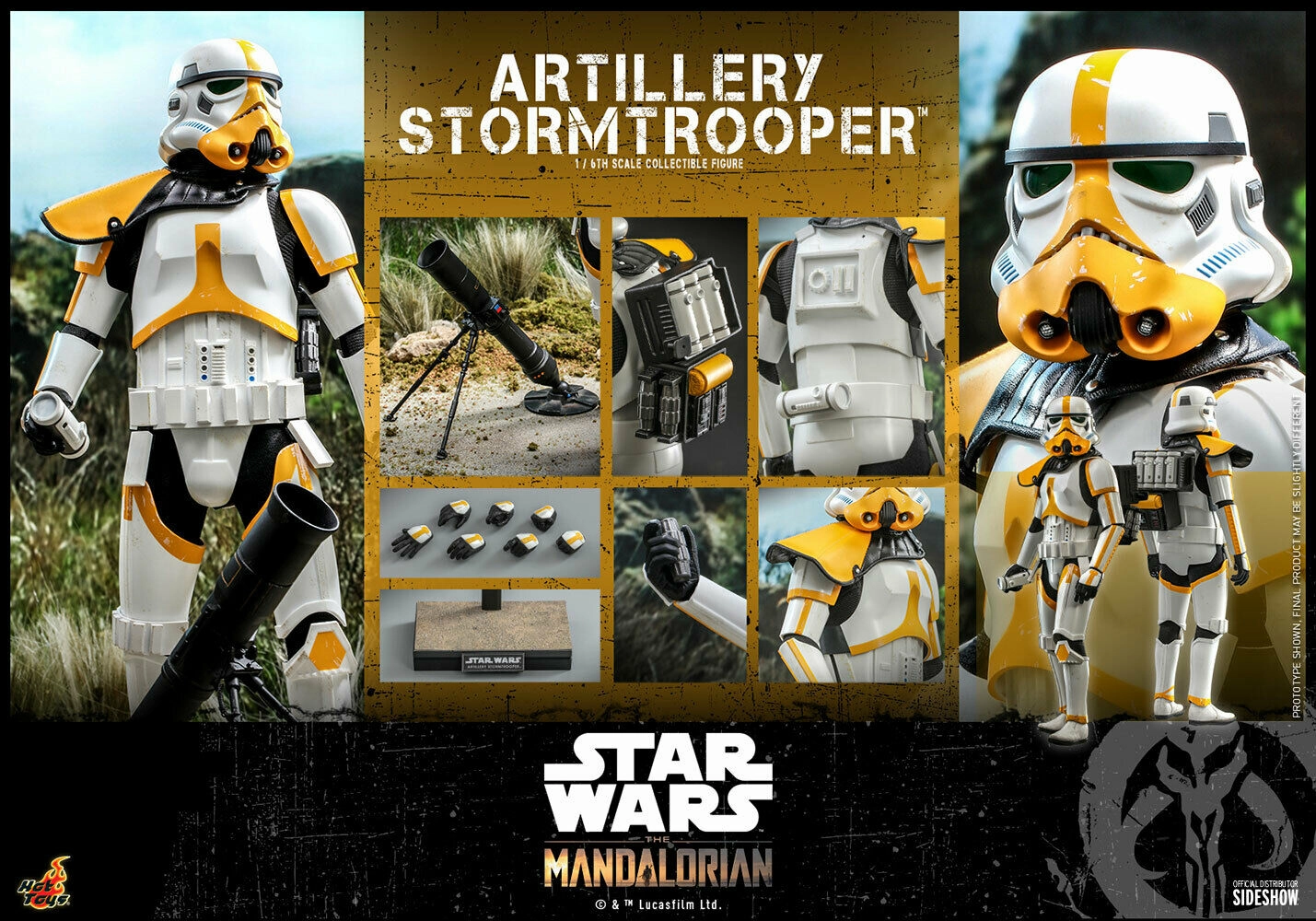 Chibi Decor Seasonal Favorite Hot Toys 1/6 Star Wars: Mandalorian Artillery Stormtrooper Sixth Scale TMS047
