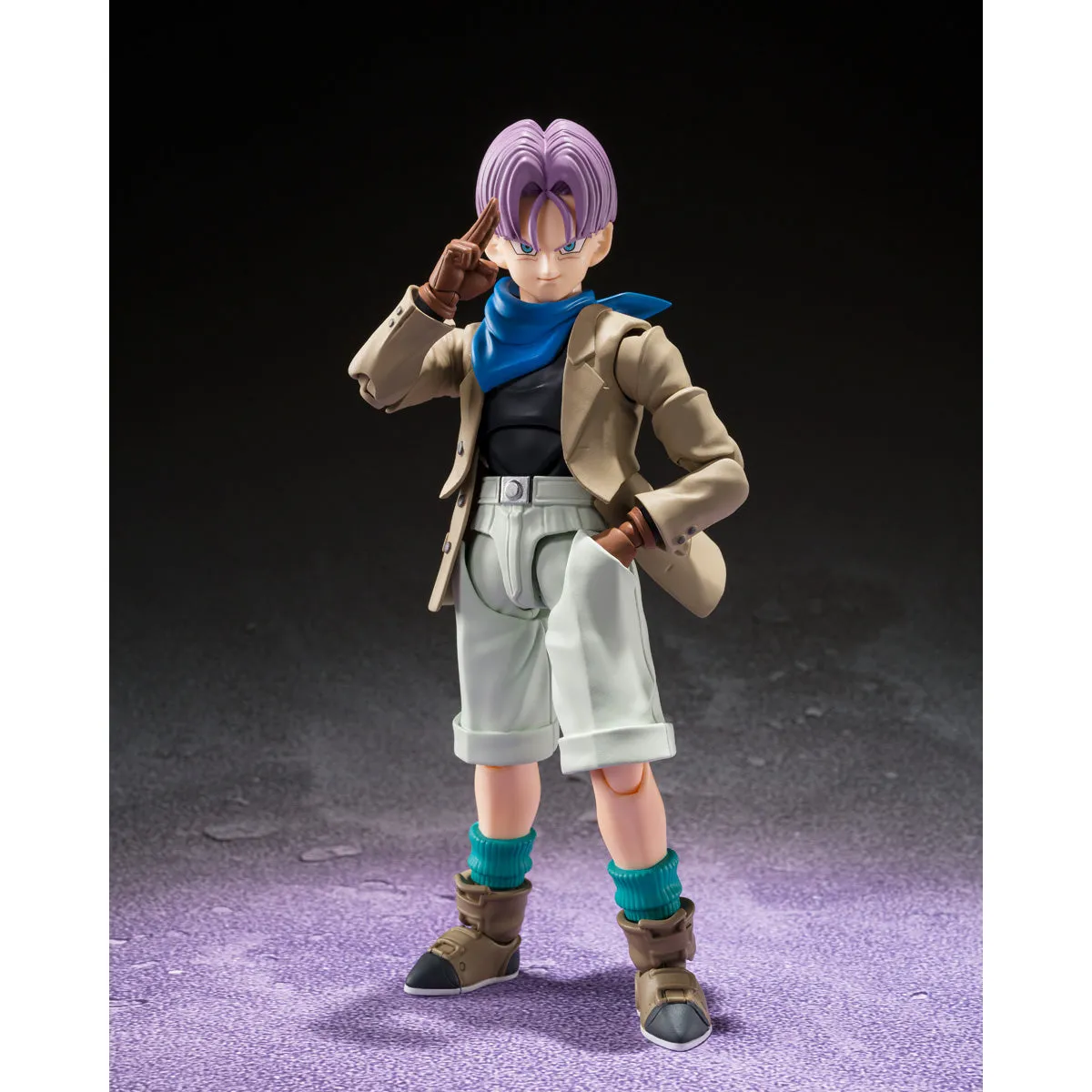 S.H. Figuarts Dragon Ball GT Trunks Exclusive Action Figure Robot Display Learning Tool