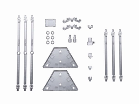 Gundam 1/144 WFM The Witch From Mercury Weapon Display Base Stand Model Kit Seasonal Rotation Superhero Pose