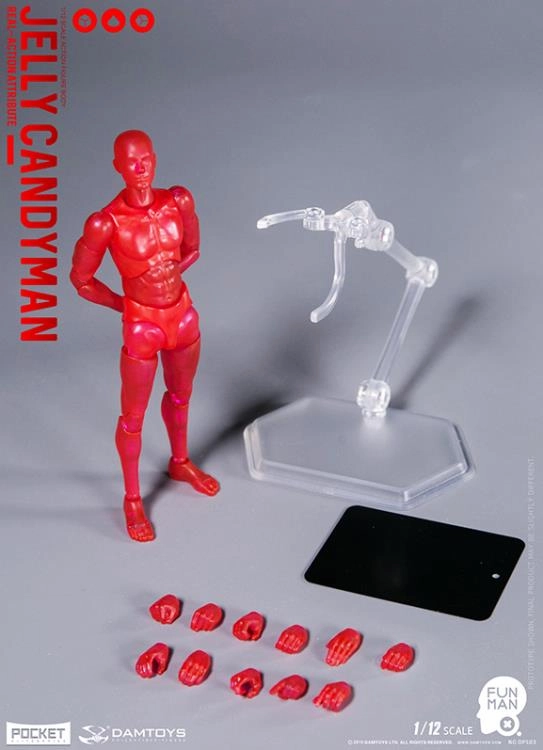 Damtoys 1/12 Pocket Elite Jelly Candyman Scale Body Action Figure Celebrity endorsed Rarity Value