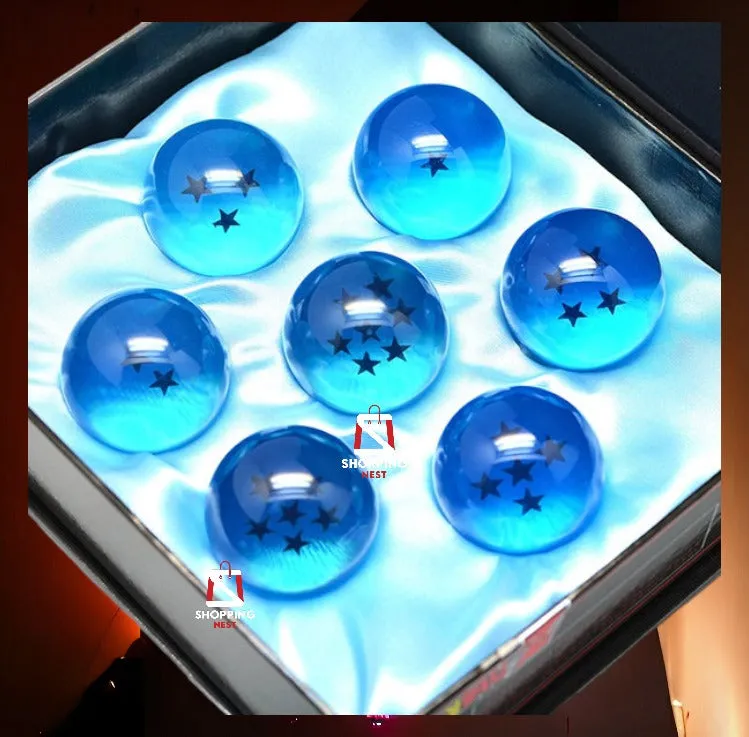 Creature Replica DBZ CRYSTAL BALL Blue Color Set of 7 (Shenron)