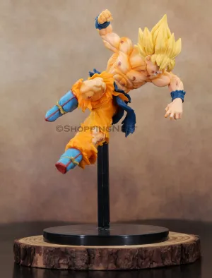 DBZ Son Goku Super Saiyan Fight Mode Action Figure | 23 cms | Fantasy Quest Fictional Character