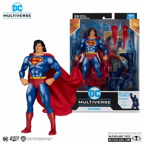 PVC Display DC BUILD-A 7IN WV14 JL TASK FORCE SUPERMAN AF
