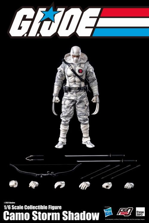 Character Statue ThreeZero 1/6 G.I. Joe Storm Shadow (Camo) Sixth Scale Figure PX Previews Exclusive