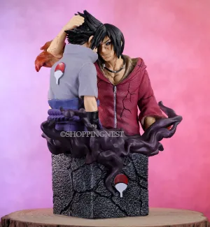 Emerging Brand Naruto Uchiha Sasuke Uchiha Itachi Brother Reconciliation Action Figure (17 Cms)