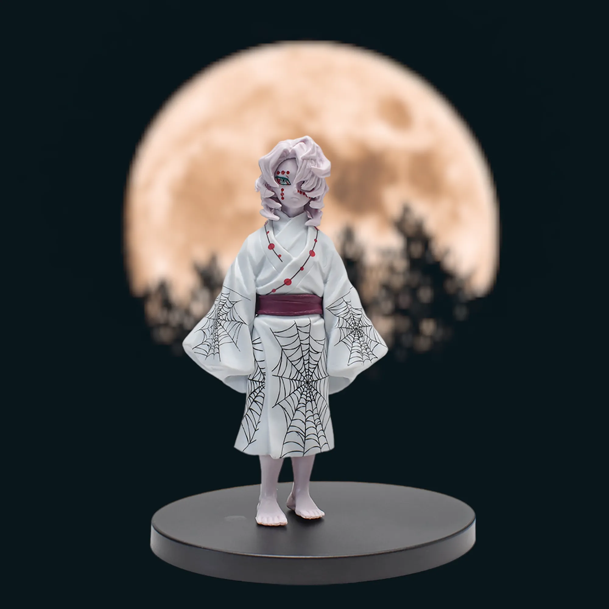 Demon Slayer Kimetsu No Yaiba Rui Twelve Demon Moons 1 PVC Action Figure | 15cm | Movie Object