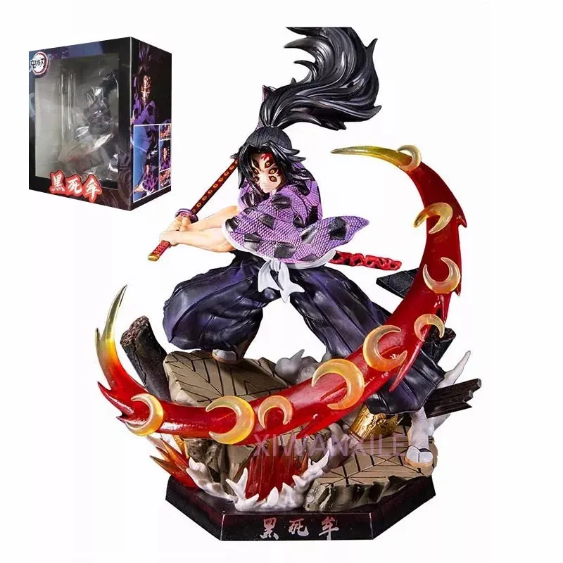 Demon Slayer Kokushibou Tsugikuni Michikatsu Upper Rank 1 Demon Action Figure {26 Cm) Silicone Model Designer Toy