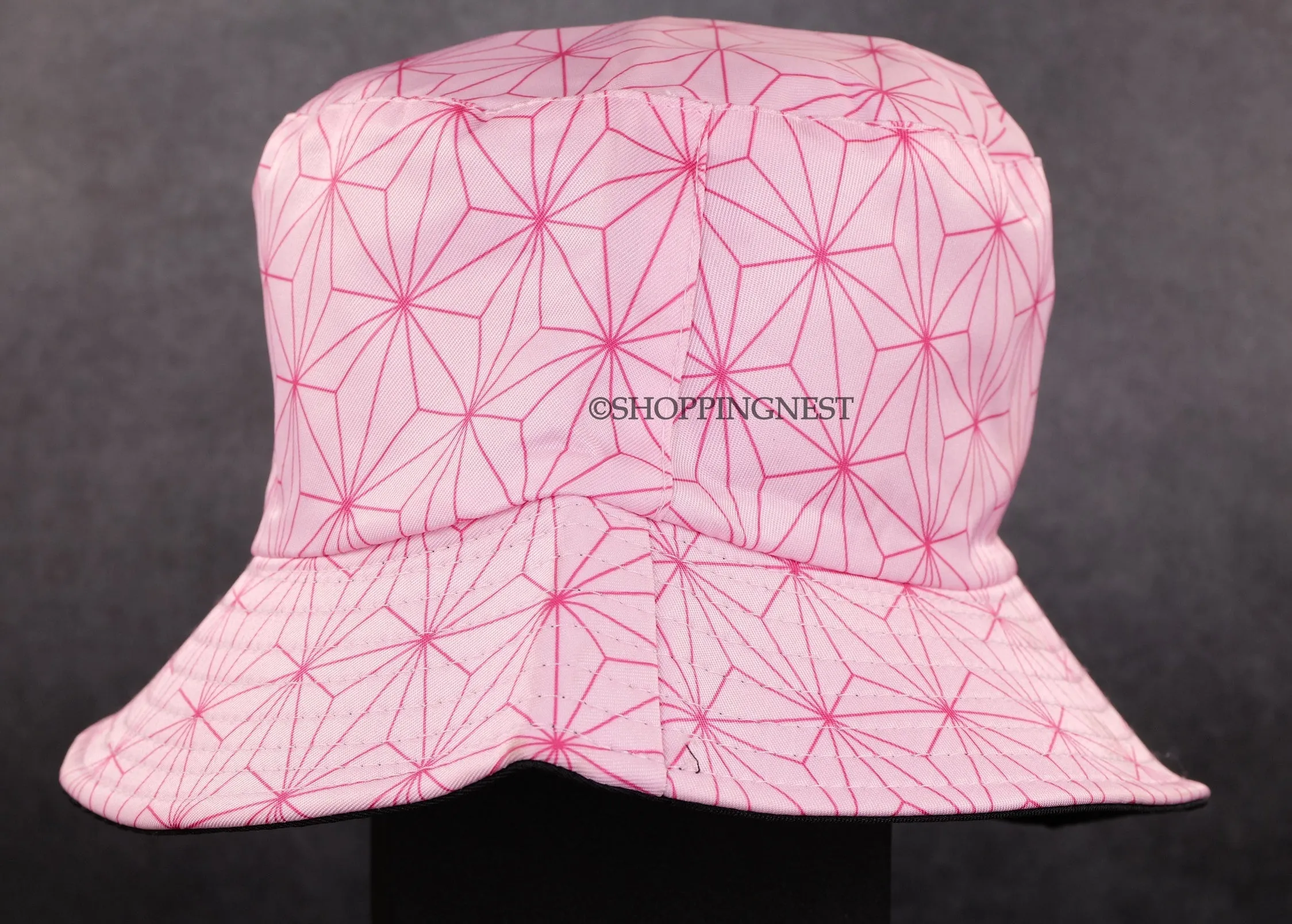 Demon Slayer Nezuko Unisex Bucket Hat for Cosplay Halloween Costume Accessories Women Battle Victory Constellation Guide
