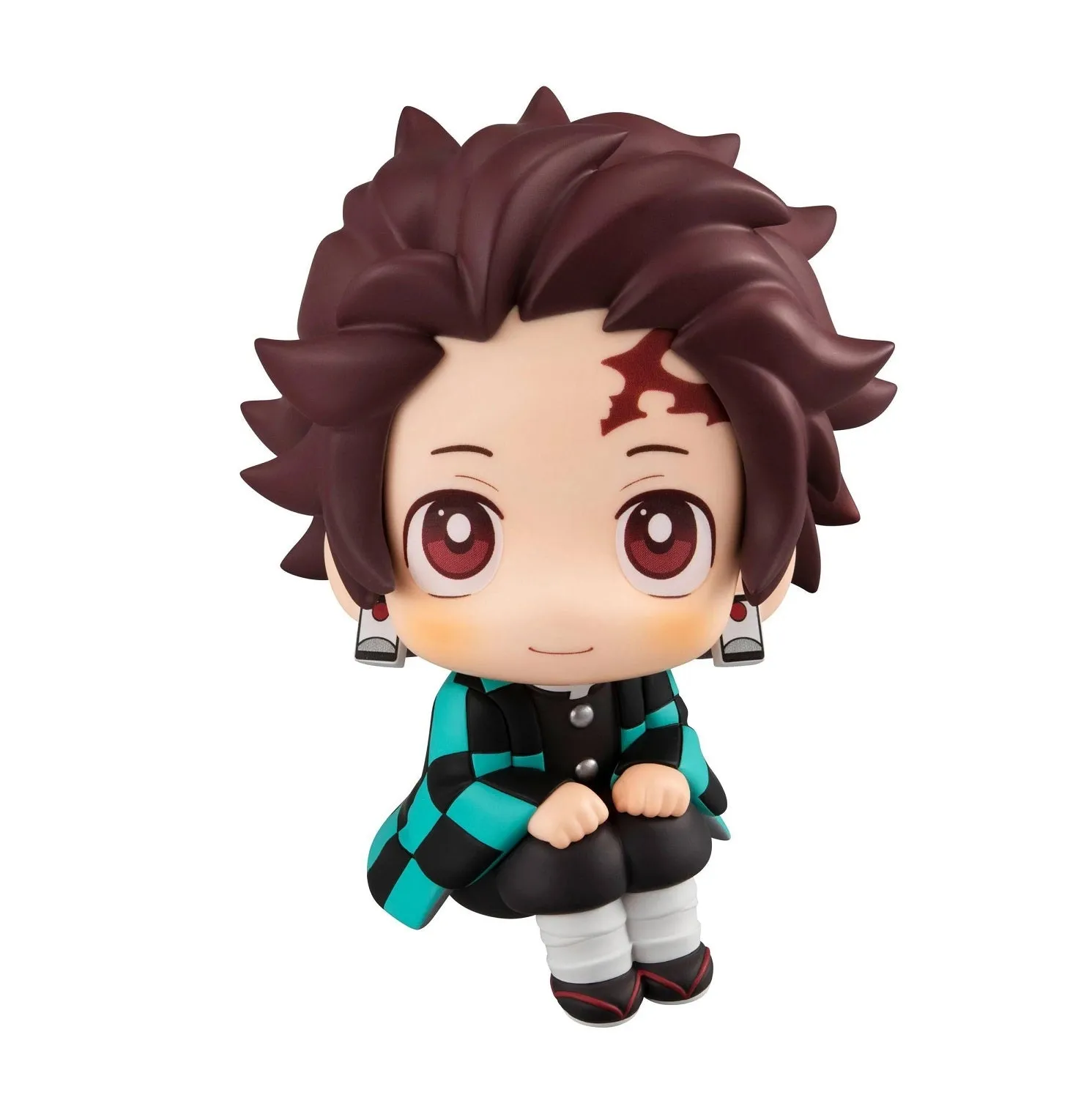 Evergreen Product Demon Slayer | Tanjiro Kamado Sitiing Chibi Anime Action Figure | 10 Cms |