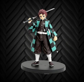 Free Shipping Samurai Figure Demon Slayer Tanjiro Kamado Action Figure PVC Model | 16 Cms |