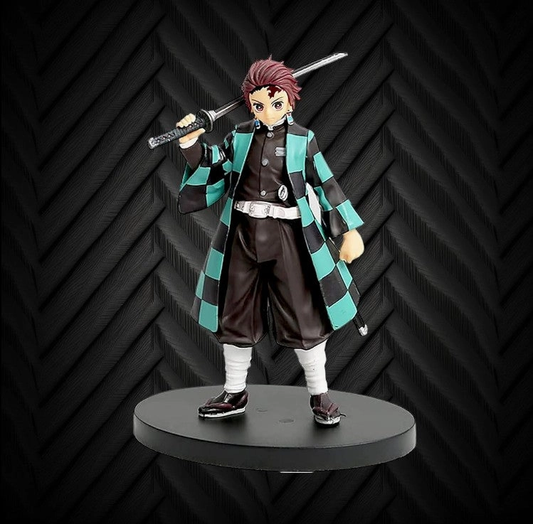 Free Shipping Samurai Figure Demon Slayer Tanjiro Kamado Action Figure PVC Model | 16 Cms |