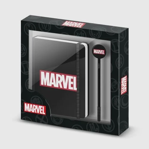 Collectible Object Robot Model MARVEL - Gift Box - A5 Notebook   Pen