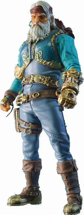 Mezco Toyz ONE:12 Rumble Society Captain Nemo & Nautilus Set Action Figure Exclusive Action Character Character Statue