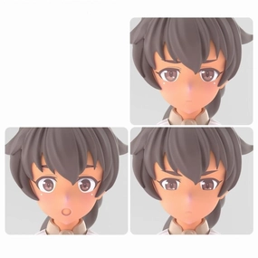 Bandai 30 Minutes Sisters 30MS Option Face Parts Parts Set 6 Color C Accesories Model Kit Movie Object