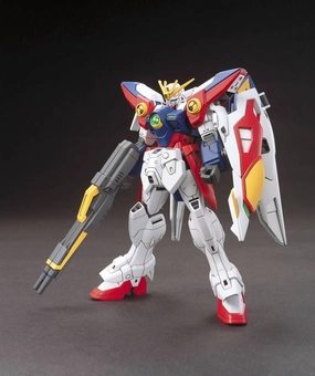 Gundam 1/144 HGUC #174 HGAC XXXG-00W0 Wing Gundam Zero Model Kit Anime Statue Modernist Sculpture