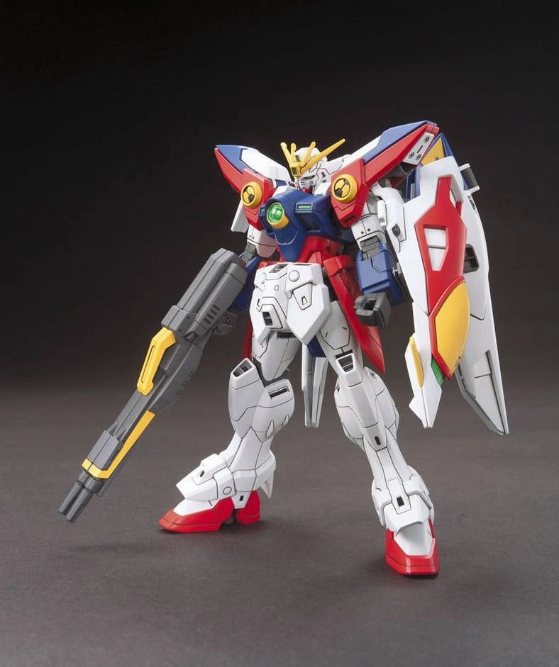 Gundam 1/144 HGUC #174 HGAC XXXG-00W0 Wing Gundam Zero Model Kit Anime Statue Modernist Sculpture