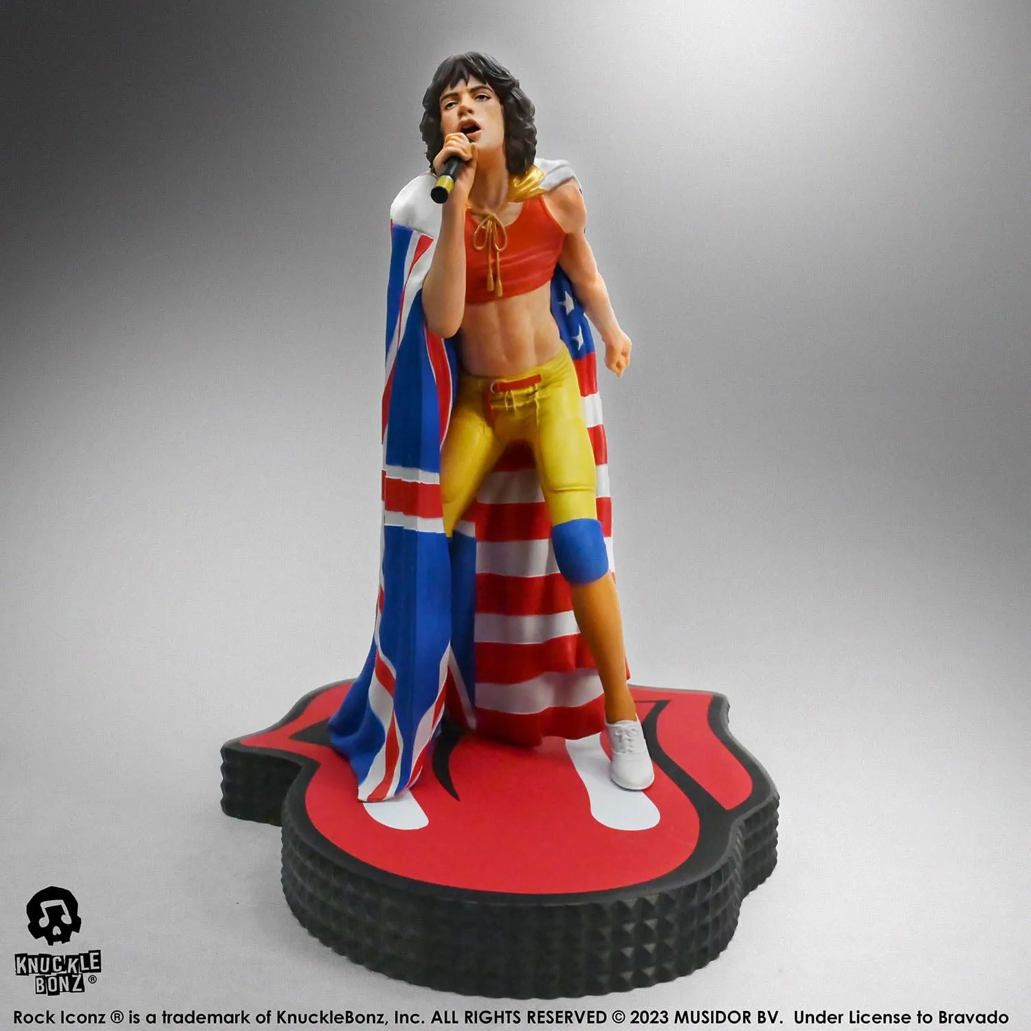 Knucklebonz The Rolling Stones Rock Iconz Mick Jagger (Tattoo You Tour 1981) Statue Trust Rebuild