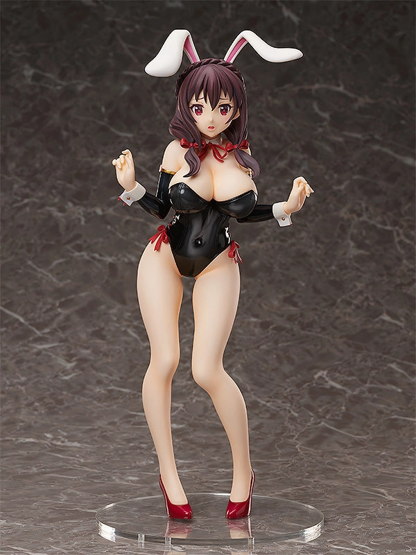 FREEing! 1/4 Kono Subarashii Sekai Ni Syukufuku wo! (KonoSuba) Yunyun (Bare Leg Bunny Ver.) B Style Scale Figure Brand Collaboration