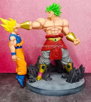 Pilot Model Dragon Ball Z Anime Action Figure Broly Vs Goku Super Saiyan Action Figure |38.5 CMS |