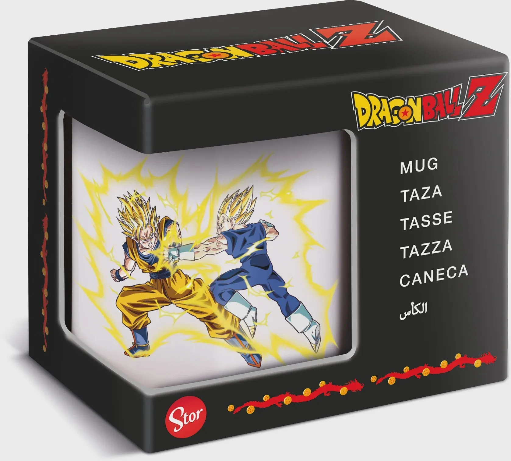 Storage Solution Imaginary Play DRAGON BALL Z - Goku Vs Vegeta - Ceramic Mug 11oz