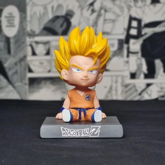 Abstract Form Dragon Ball Z Gotenks Bobblehead | Fun Desk Decor Collectible Figure for Anime Fans | 15 Cms |