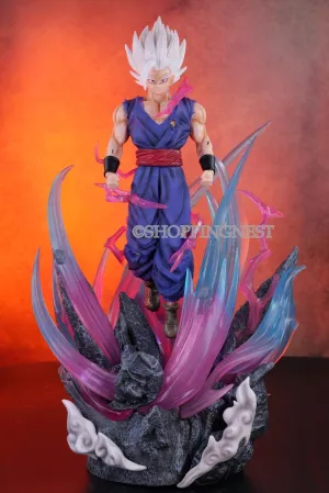 Insect Model Resin Statue Dragon Ball Z | Ulimate Gohan Anime Action Figure | 3 Heads And Lights |43 Cms |