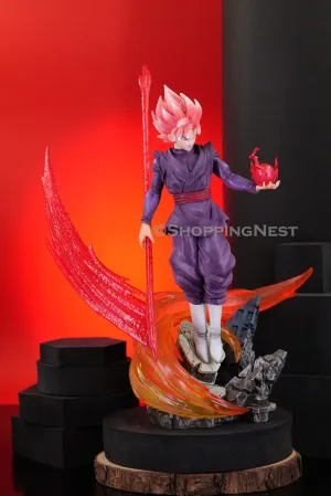 Drgon Ball Z Black goku Zamasu  Action Figure without Light | 35 CMS | Creature Figurine Plastic Statue