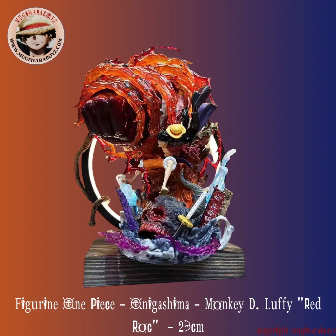 Figurine One Piece - Onigashima - Monkey D. Luffy "Red Roc" Twitch Channel